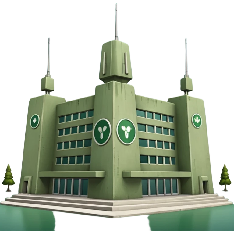 green military headquarters emoji