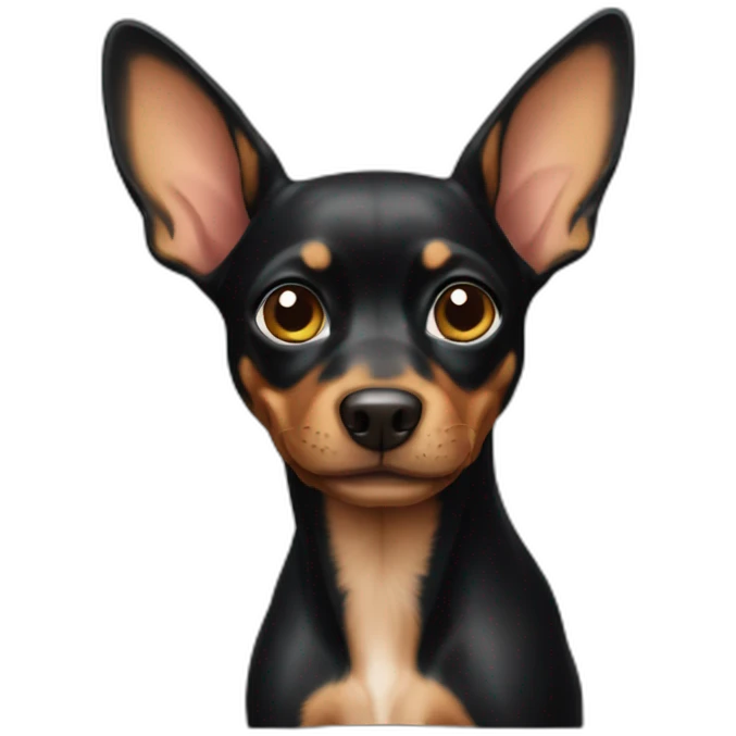 Pincher black emoji