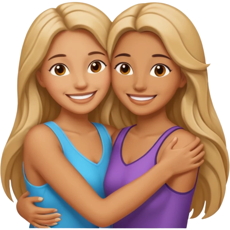 Two lesbians sex emoji