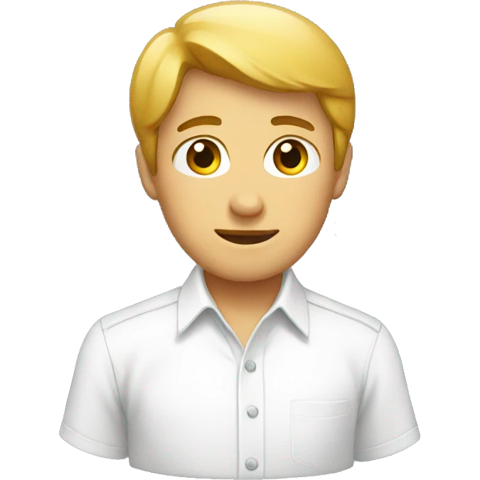 white shirt emoji