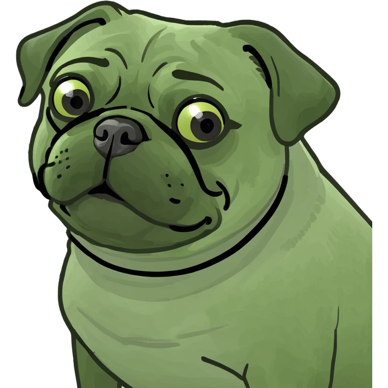 Pug emoji
