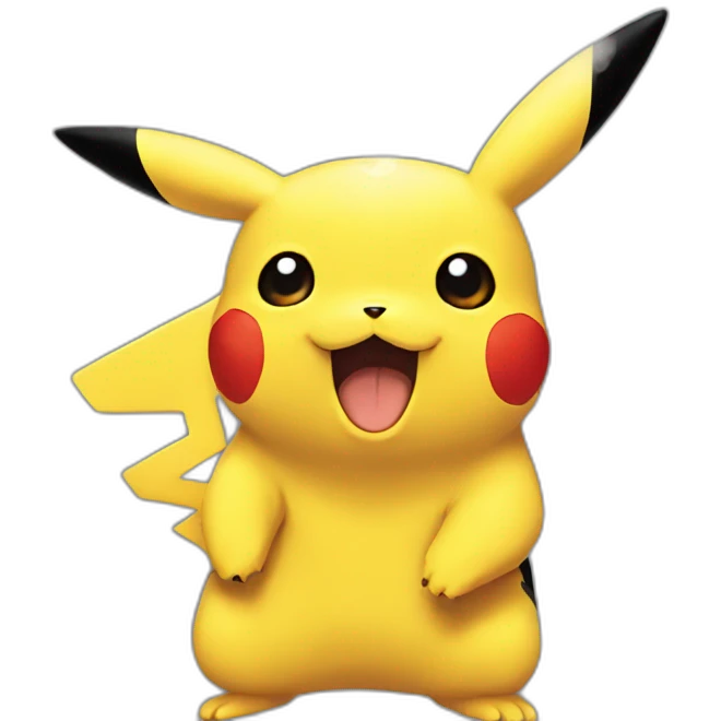 Pikachu fume emoji