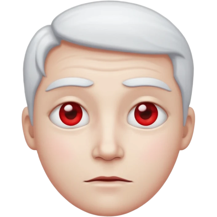 Crea un emoji kn la vibra de un drogado haz la wuea k te pido ph wn oe la cara normal noma blanca kn los ojos rojos y k estén hachicados igual k los chinos  emoji