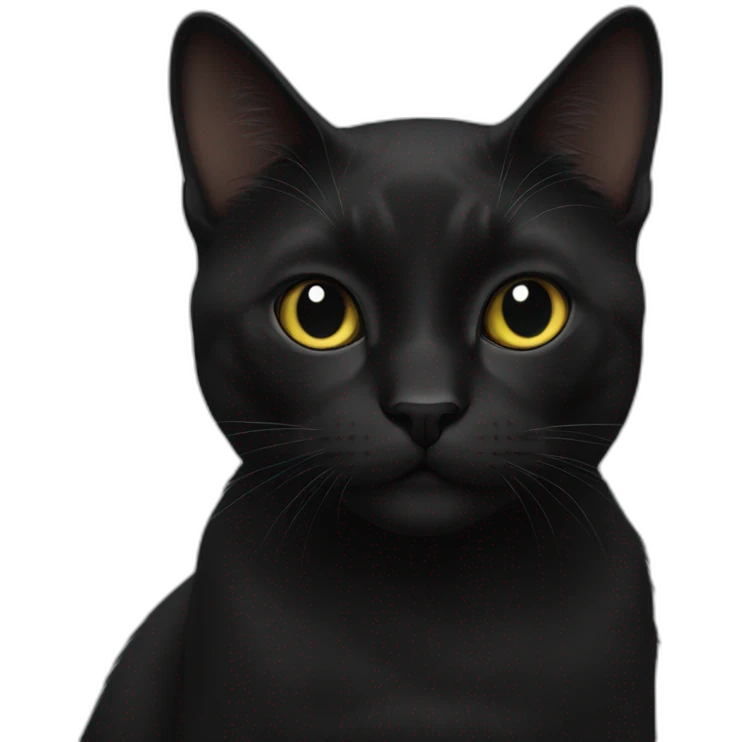 Black cat f1 emoji