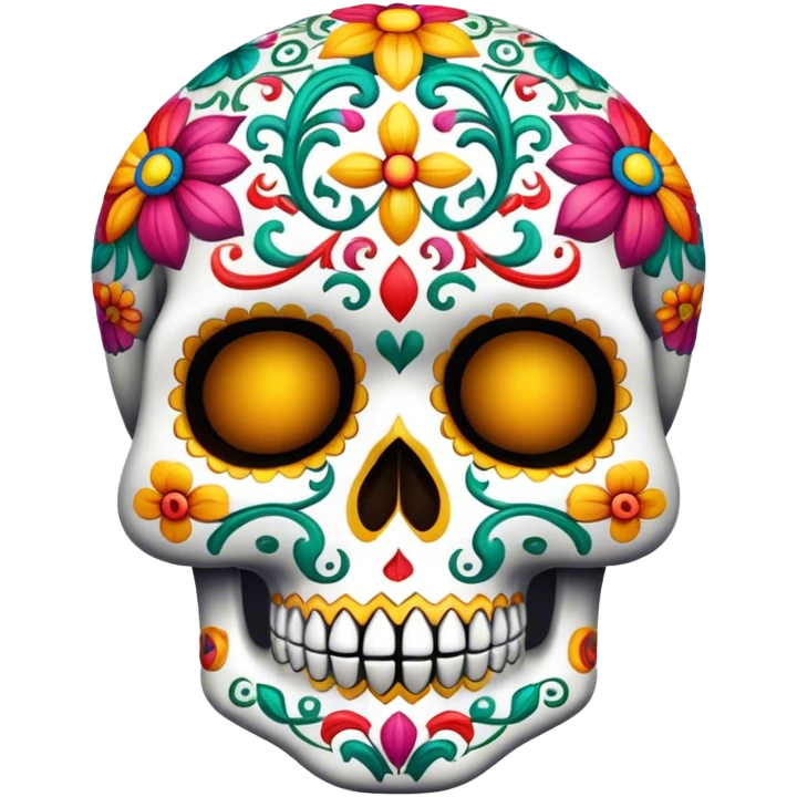 Mexico skull  emoji