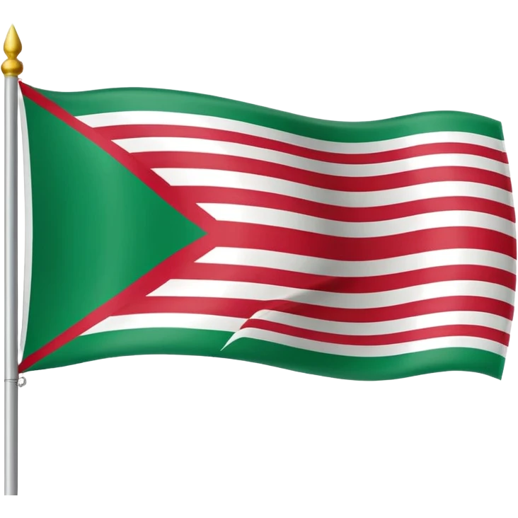 The flag of Chechnya emoji