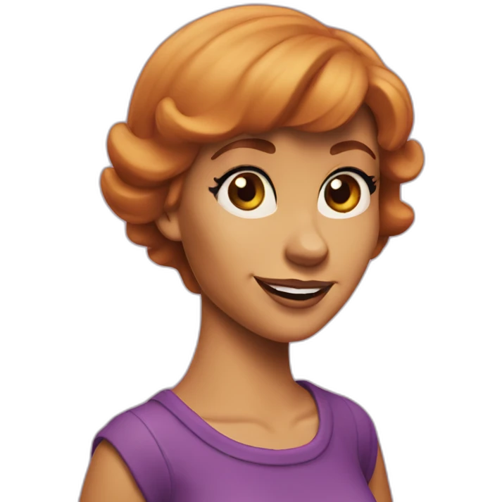 scooby doo daphne emoji