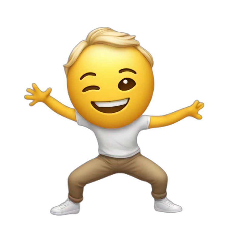 Chat qui danse emoji