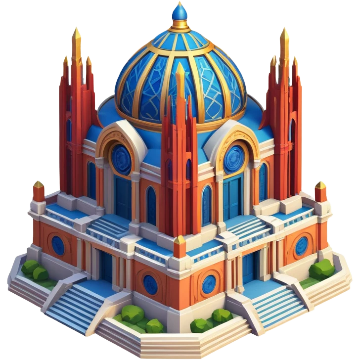 Isometric exterior doctor strange sanctum Santorum, the avengers emoji