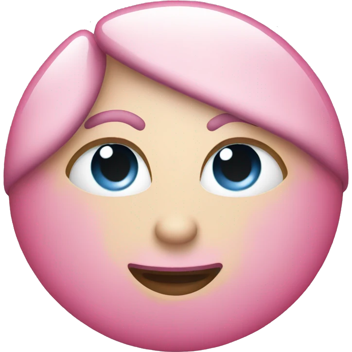 Pink Christmas heart emoji