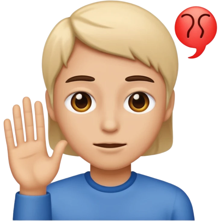 Someone saying ￼kys emoji