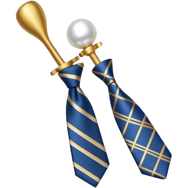 tie needle, tie, pocketsquare, accessoires emoji