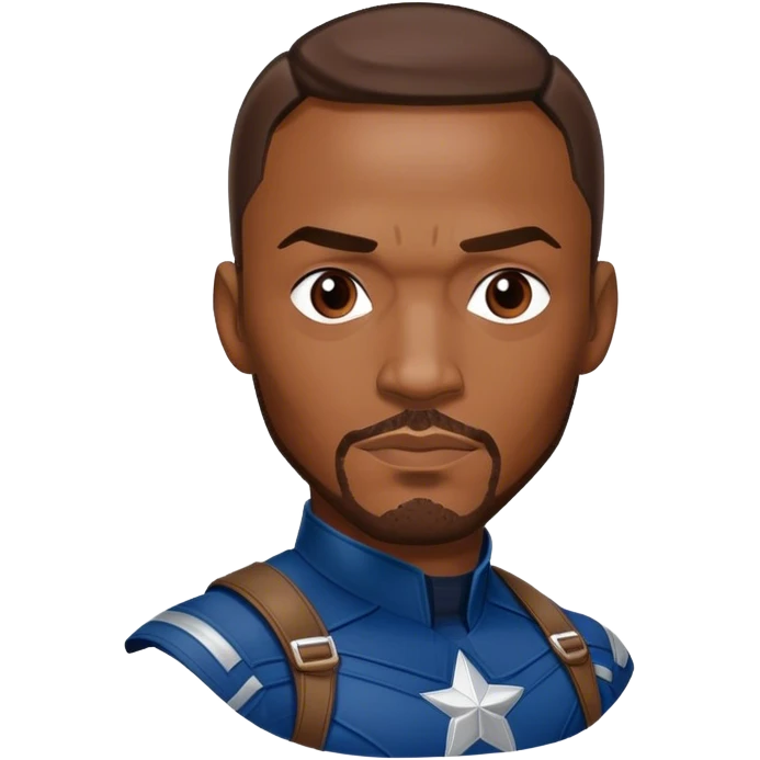 Anthony Mackie Captain America emoji