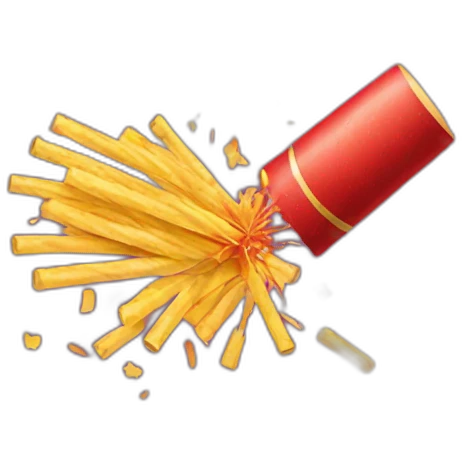 confetti and firecrackers emoji