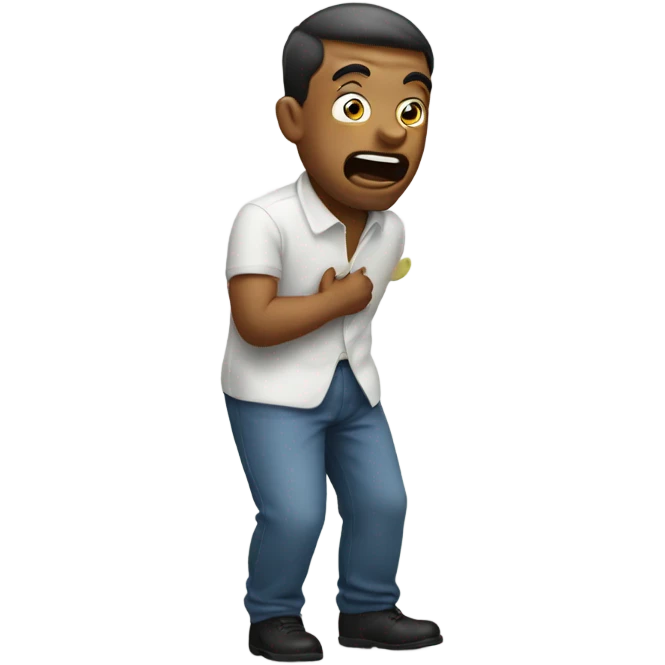 Man farting  emoji