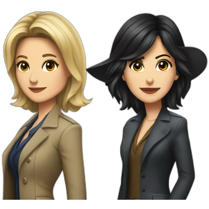 Detective Olivia Benson and Detective Jane Rizzoli emoji