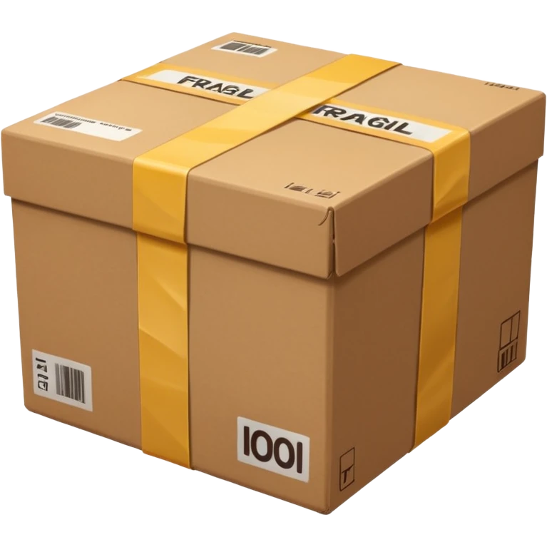 fragile box content emoji