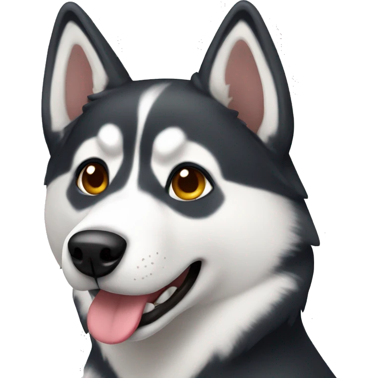 Mixed husky emoji