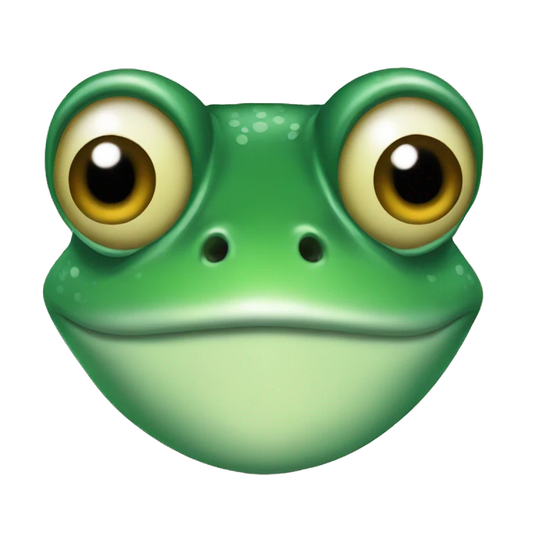 frog frog head emoji