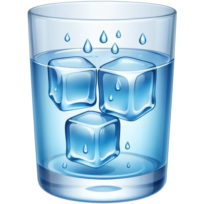 melting ice cubes emoji