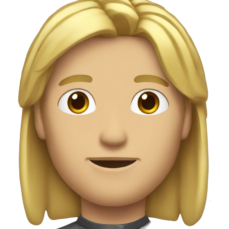 homme meche blond emoji