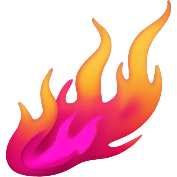 Pink Flame emoji