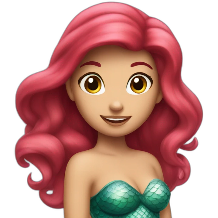 Ariel the mermaid emoji