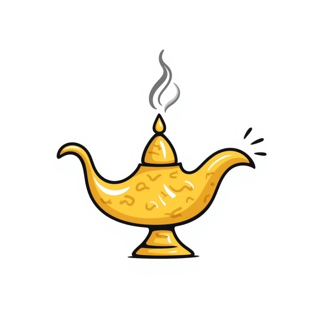 Aladdin's lamp emoji