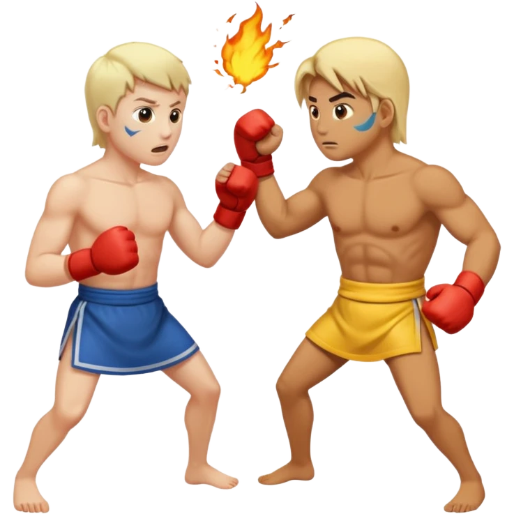 Two people fighting  emoji