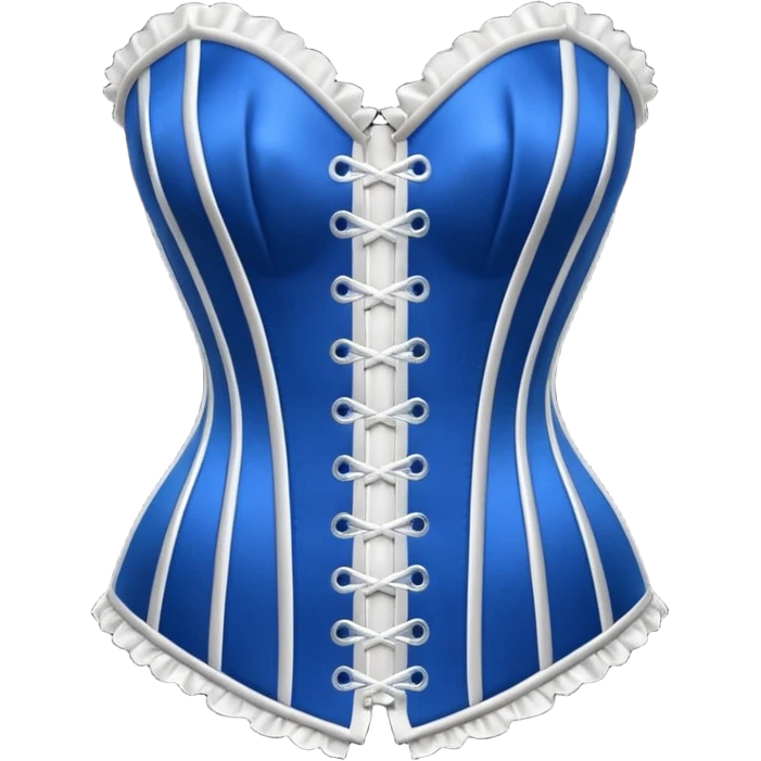 blue corset emoji