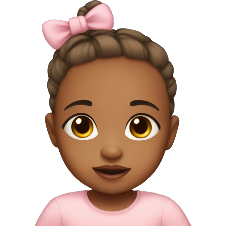 Baby girl emoji