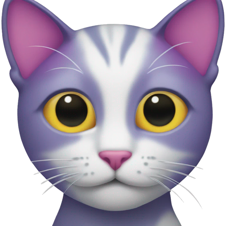 Bisexual cat emoji