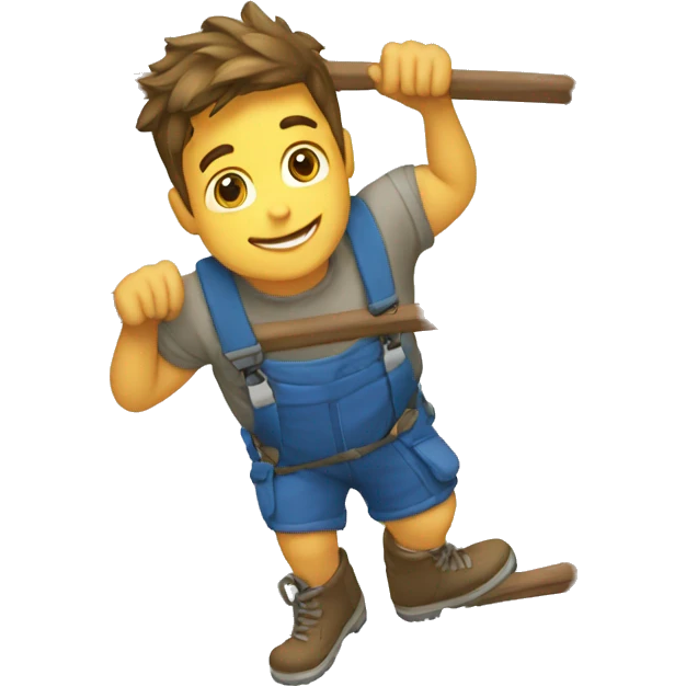 climb the ladder of succes emoji