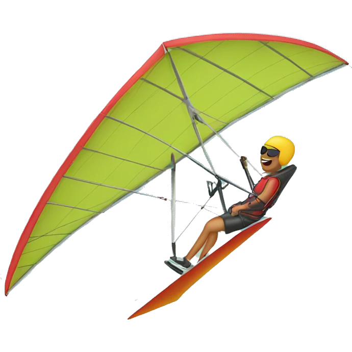 Hang gliding emoji