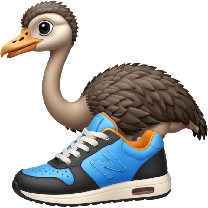  ostrich-in-sneakers emoji
