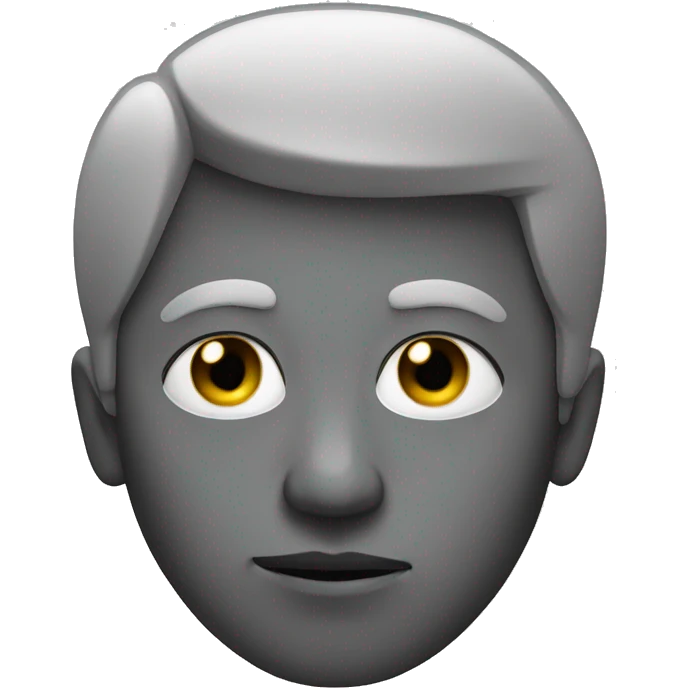Person doing a side eye emoji