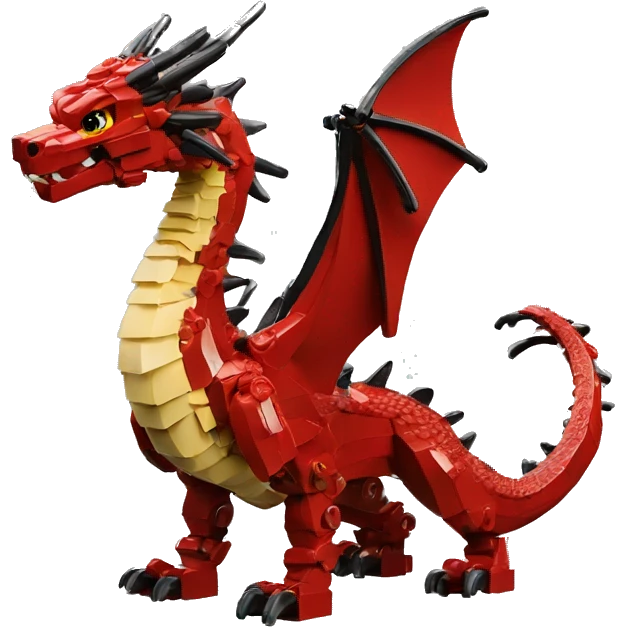 a lego dragon emoji