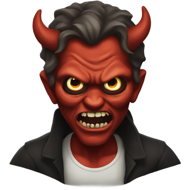 scary demon emoji