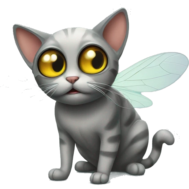 fly cat emoji
