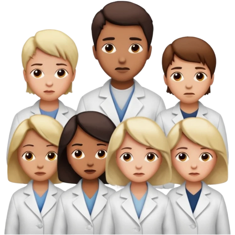 "Pod 1", a group of people, are sad emoji