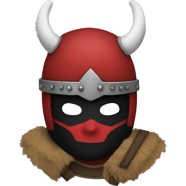 Viking costume Deadpool emoji