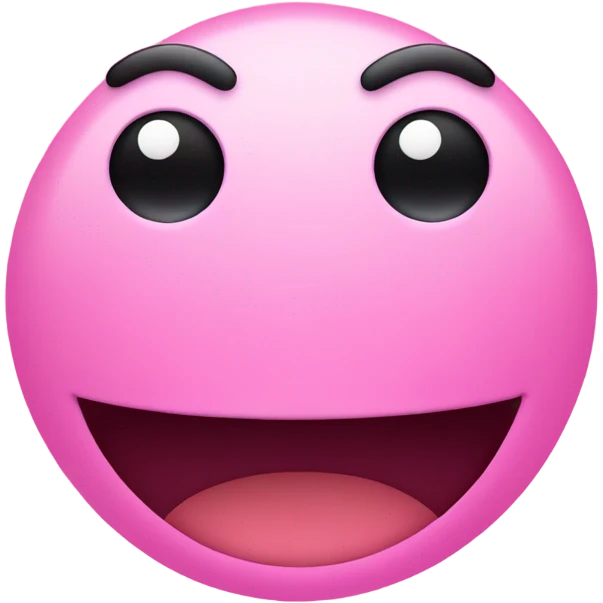 pink smiley face emoji