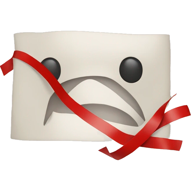 red tape emoji