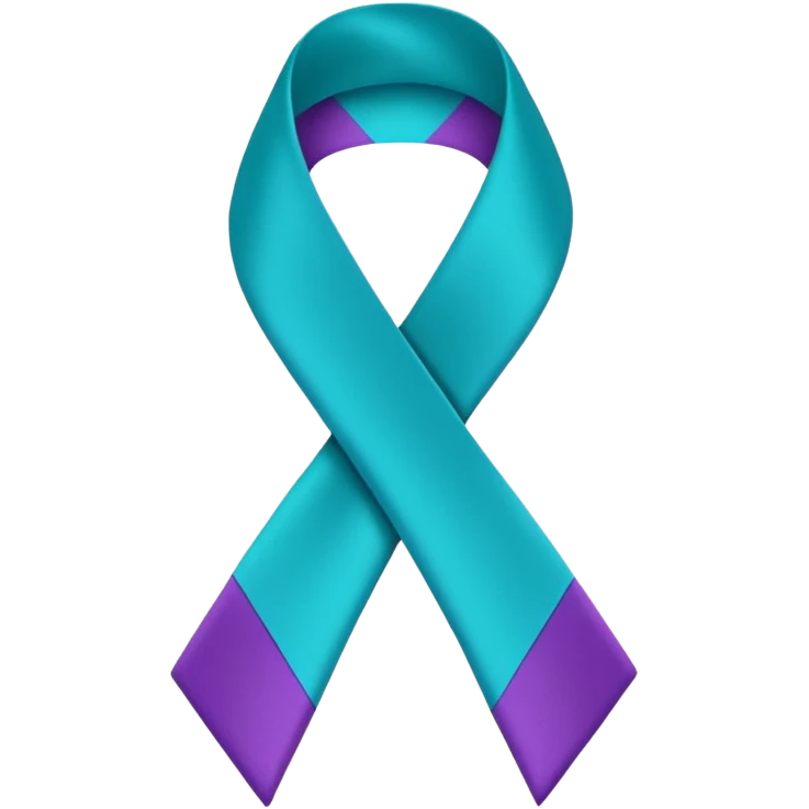 papillary thyroid cancer ribbon  emoji