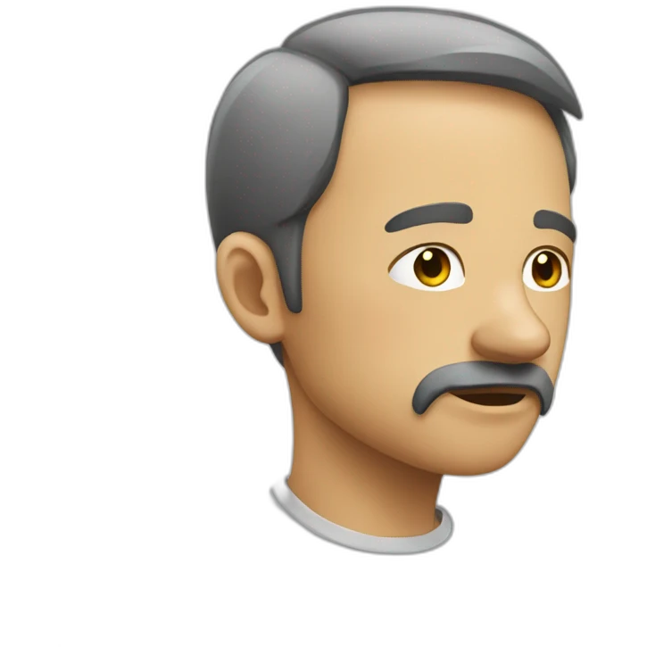 Végéta triste emoji