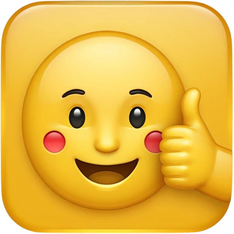 thumbs up emoji, positive and bold emoji