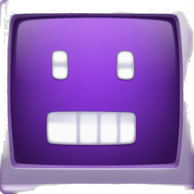 purple lcd screen emoji
