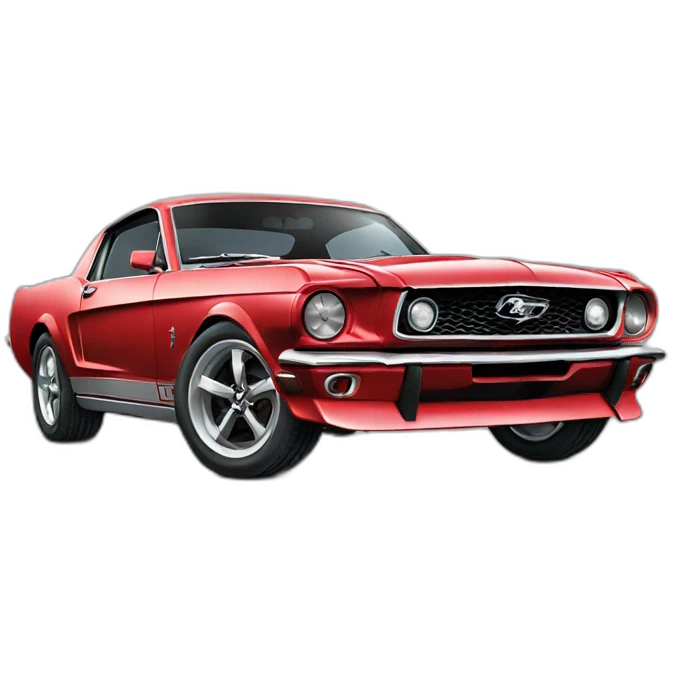 Ford mustang emoji