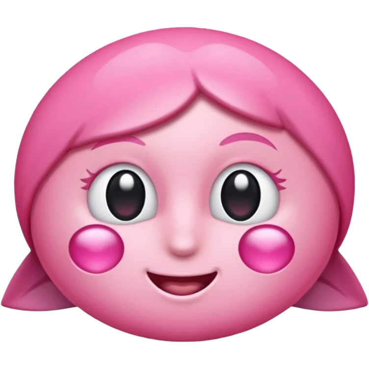 Coração metade rosa pink e metade branco emoji emoji