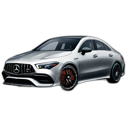 Mercedes cla 45s amg emoji